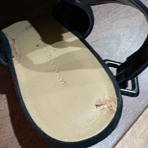 Banana Republic Black Suede Heels - Picture 5 of 7